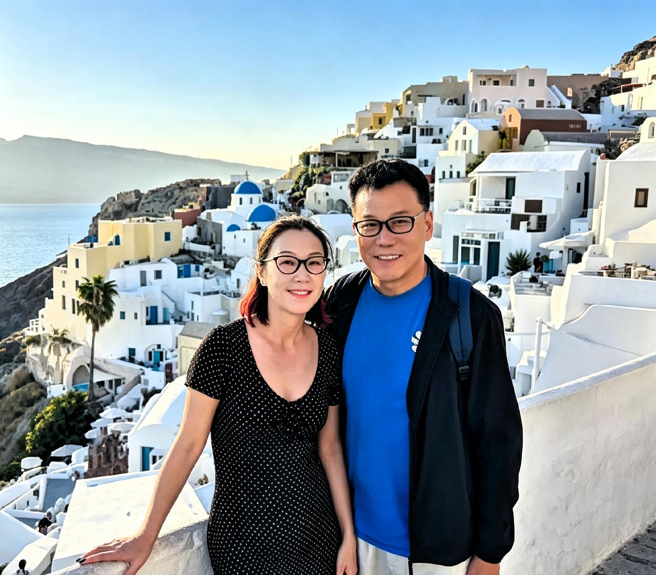刷到李国庆两口子在国外度假的照片，挺有感触。看他穿着休闲装，跟媳妇坐在海边吹风，