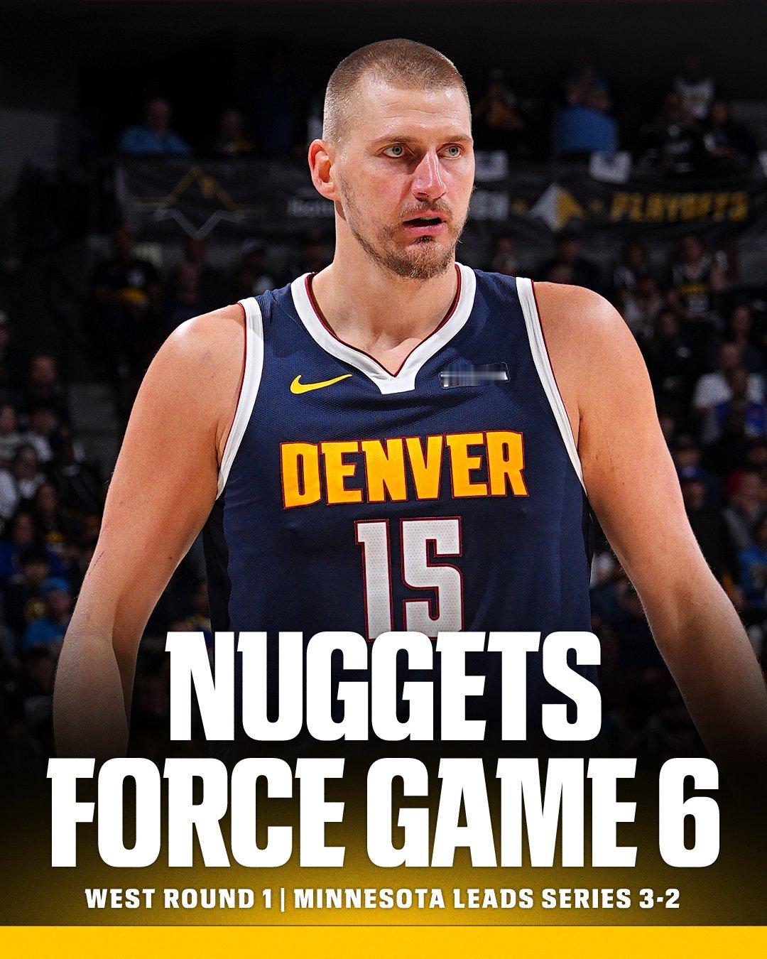 掘金追回一城进入G6！森林狼25失误的原因，比赛的最大看点，还有那些圈...