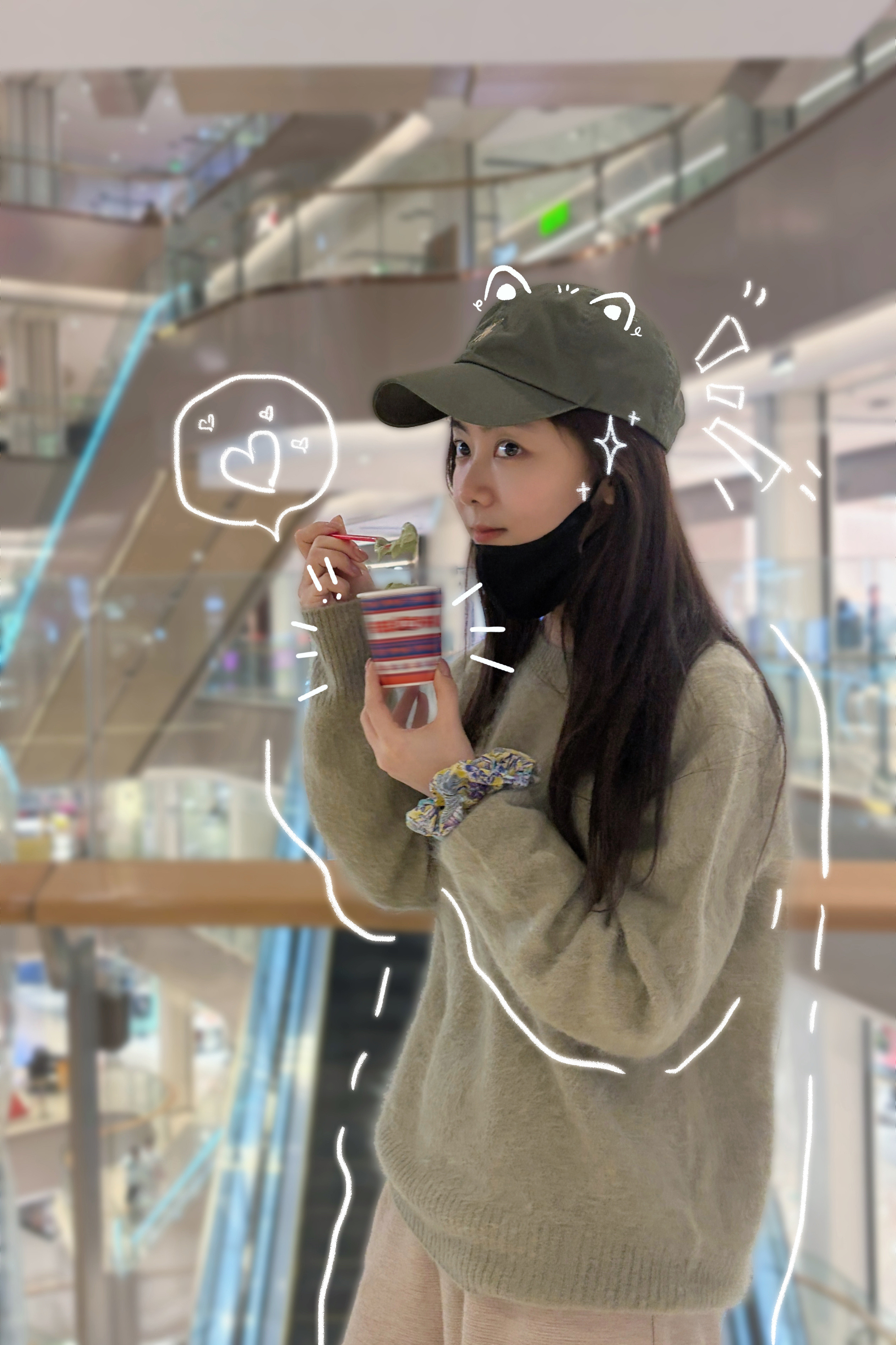 谭松韵🍦两小姐‘sPostcard全绿outfit的两小姐遇到抹茶冰淇淋