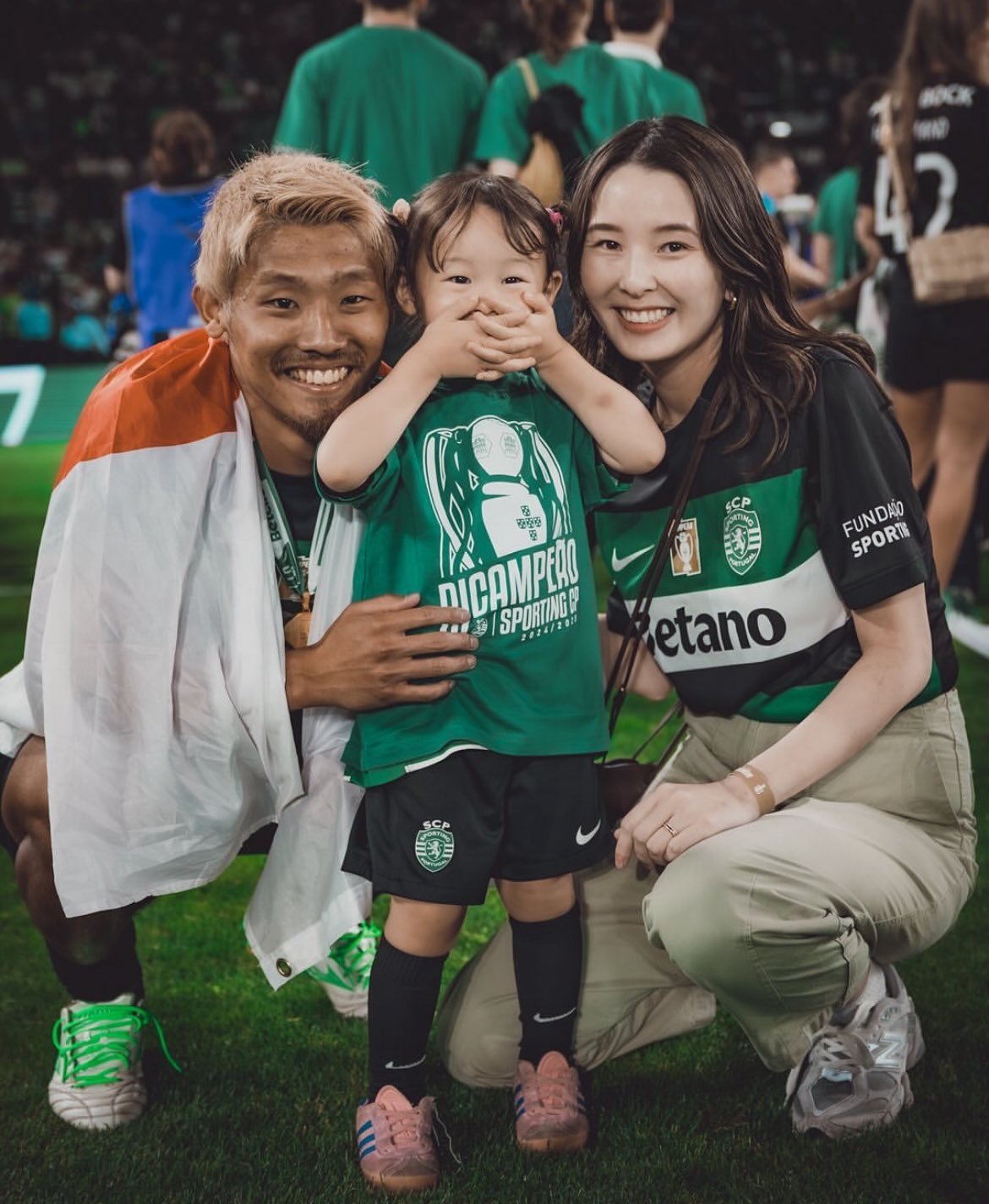 守田英正女儿，模仿哲凯赖什的庆祝动作微新闻-葡超​​​