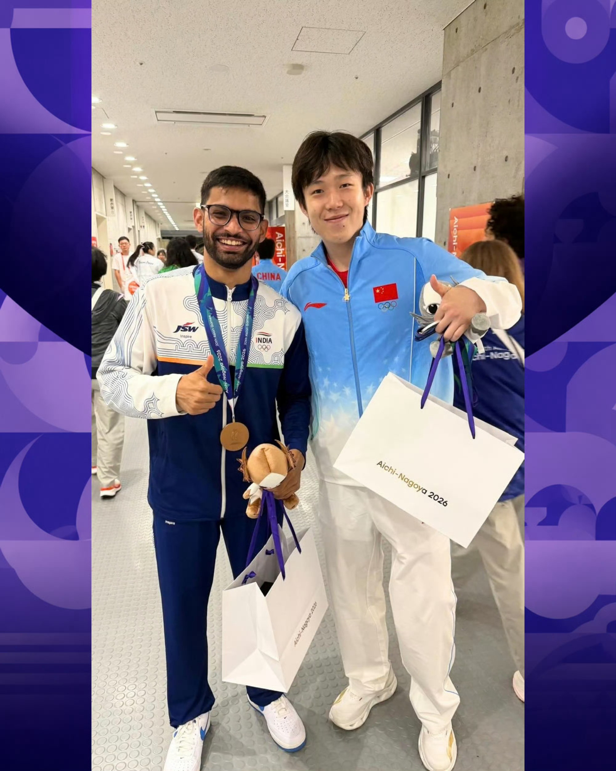 玛纳什·沙：这是我会永远铭记的一刻🥉🇮🇳能和世界最顶尖的选手之一王楚钦
