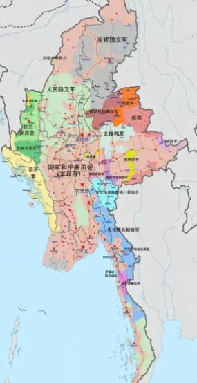 缅甸最大困扰是北方有个大国！缅甸最大的问题，就是划界的时候，吞并了很多不能吞下的