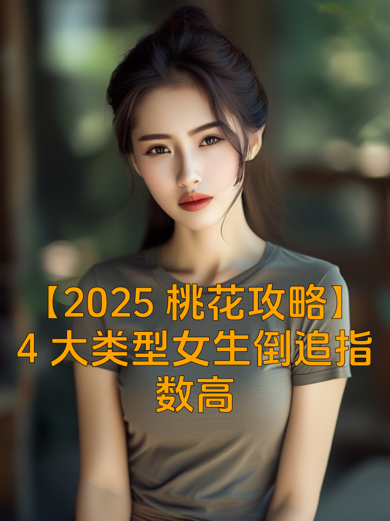 【2025桃花攻略】4大类型女生倒追指数高