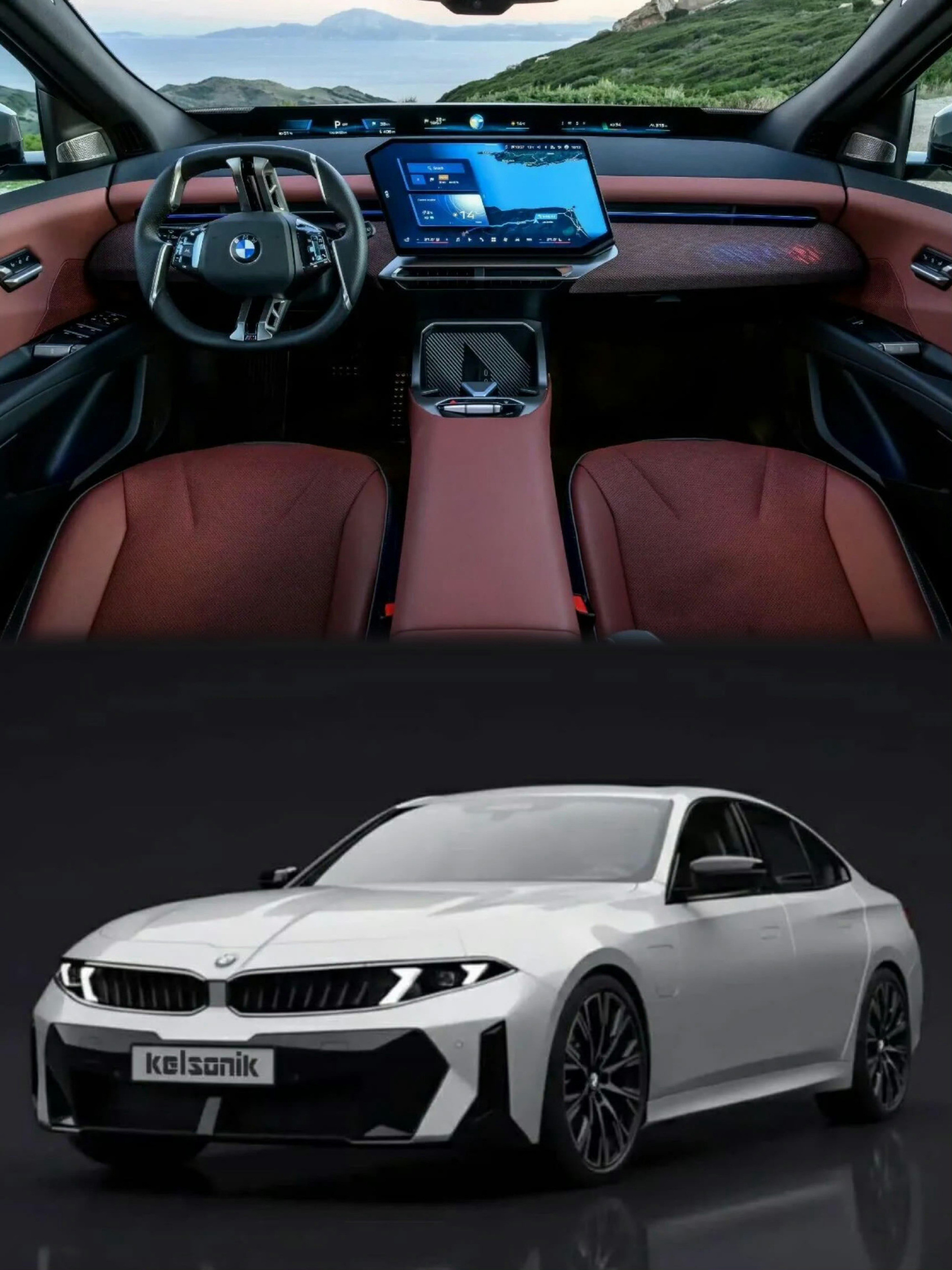 宝马新3系？外观好看，内饰也不错但这方向盘目前是真受不了啊不知等发布了的时候，能