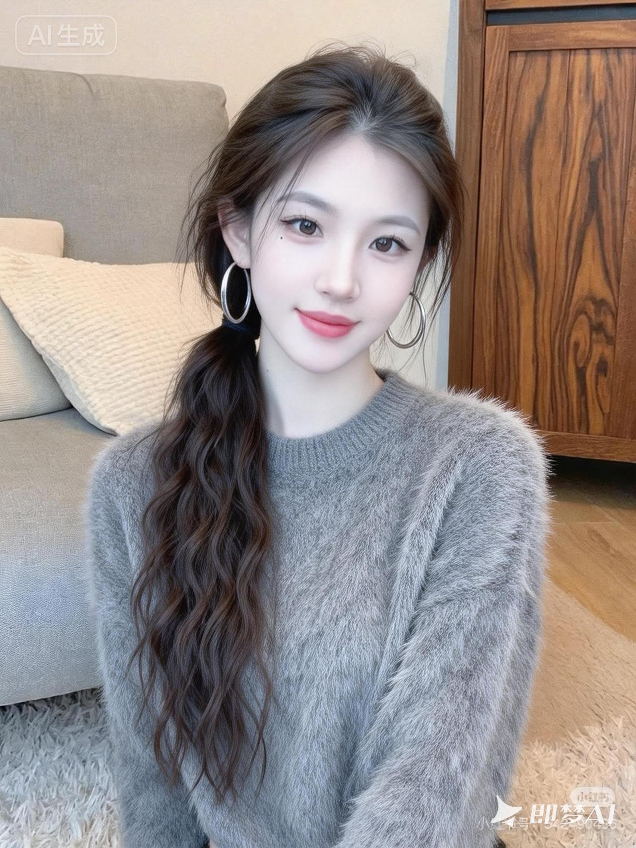 超高颜值美少女，网感头像，冷白皮，瓷白肌肤、奶油白肌肤，自然松弛，网感妆，自然光