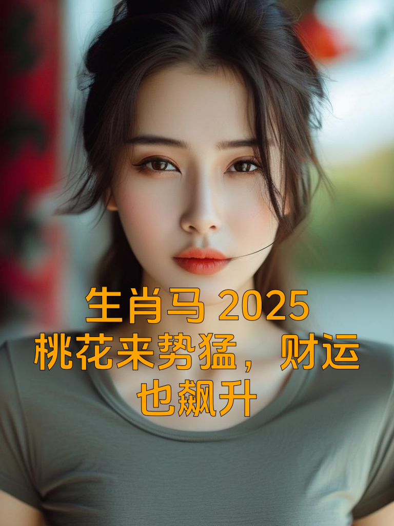 生肖马2025：桃花来势猛，财运也飙升
