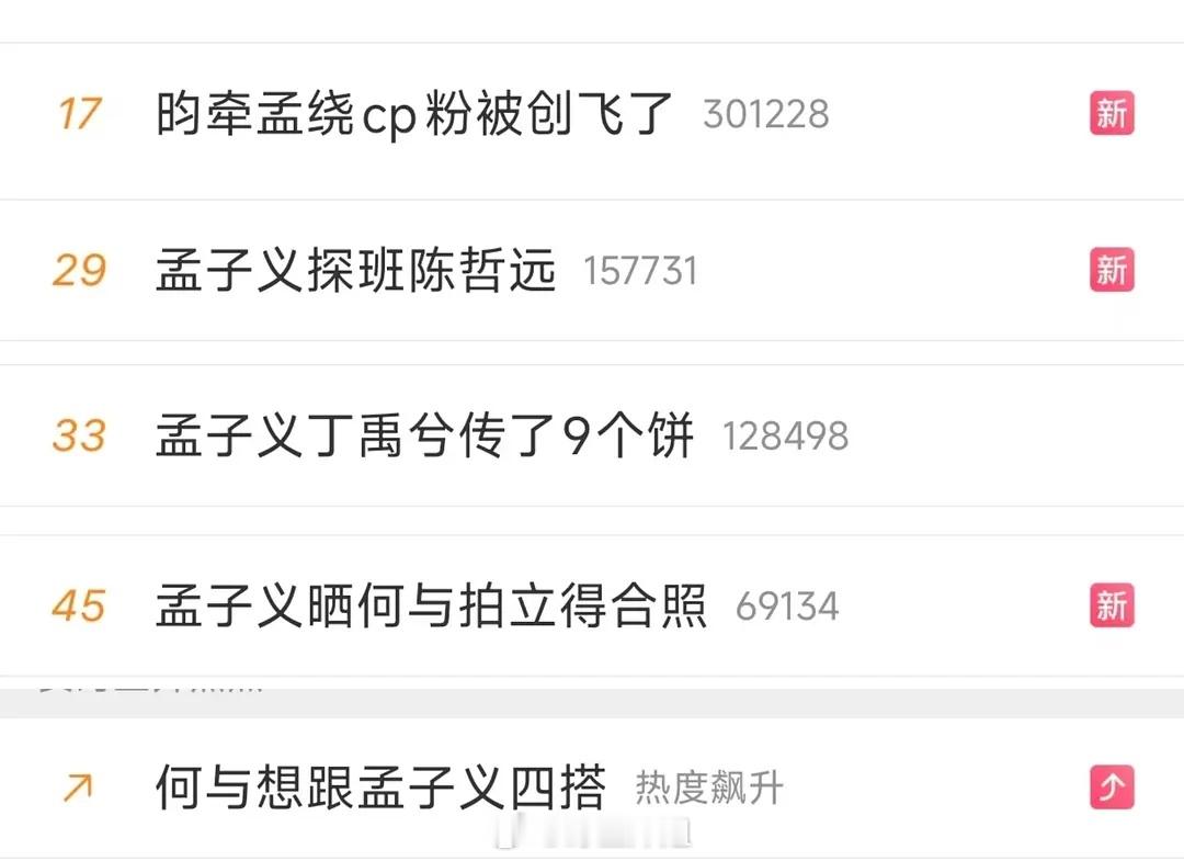 昀牵孟绕这波看起来真的要be了，热搜拉了李昀锐陈哲远丁禹兮何与四个人孟要解绑的心