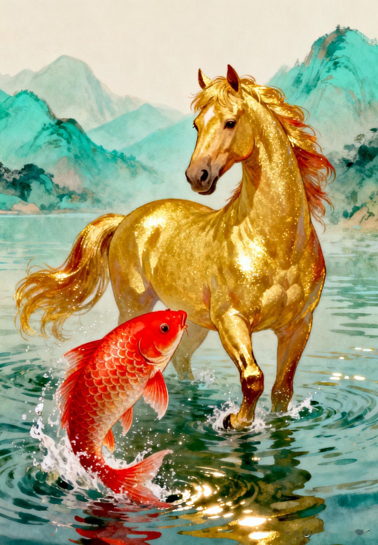 马年大吉，岁岁有余。