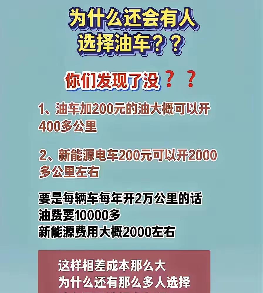 我给普通家庭的建议是买油车，纯电混动都不行，表面上看是省油钱了，但保险太贵