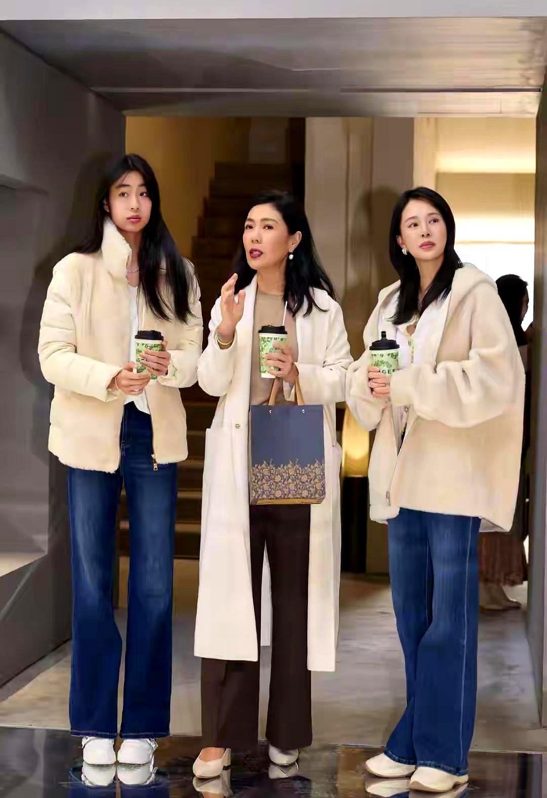 佟大为和关悦的三个孩子：大女儿佟知霏17岁、身高超180，还客串父亲新剧；二