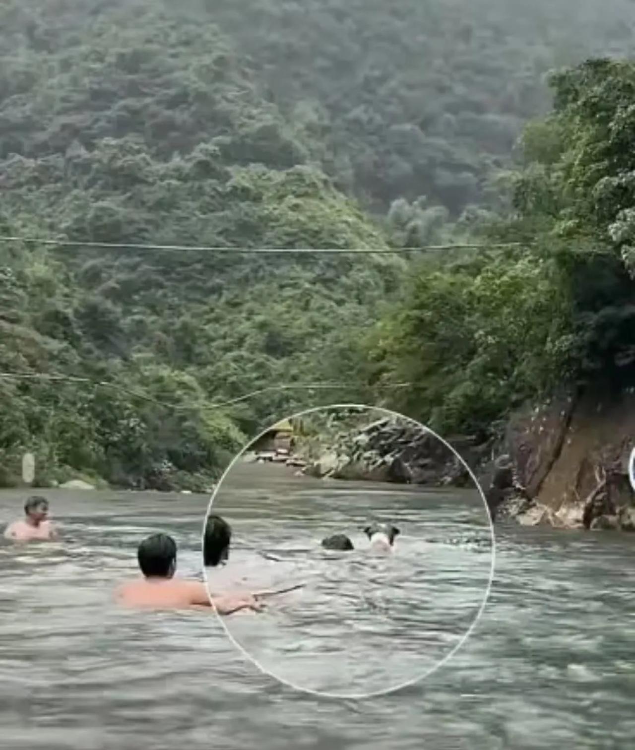 “有时真的要信命！”广东清远，几个小伙在河里游泳，其中一人突然在水里抽搐挣扎，同