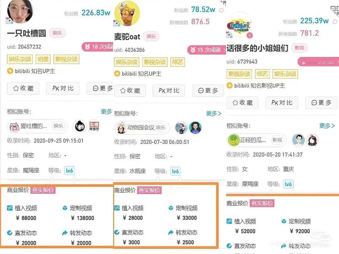 b站有哪些20.8万？b站是不是最明目张胆拿钱办事的黑社会了。