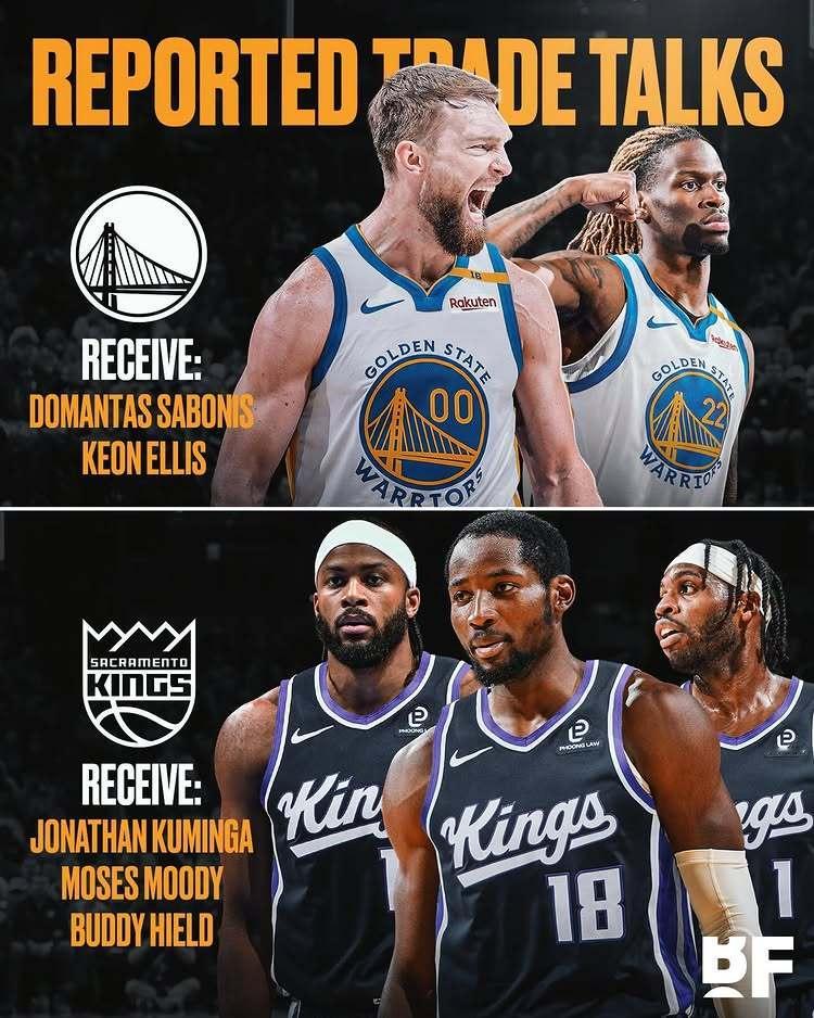 EvanSidery报道称，国王队与勇士队此前就库明加的相关交易有过磋商，外界