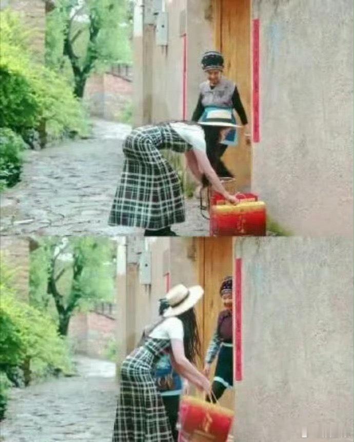 刘亦菲真正的亲妈视角，刘亦菲教我们：弯腰拿东西不要弯腰，要屈髋，自然养成好的仪态