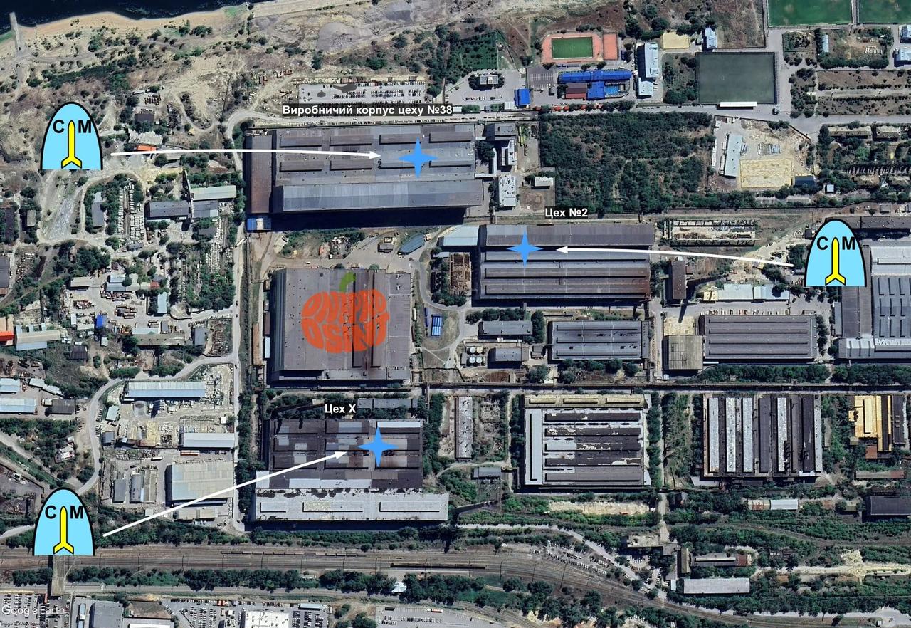 6月27日，五枚火烈鸟导弹中，有三枚命中目标。这一点从已发表的卫星图像结果中得到