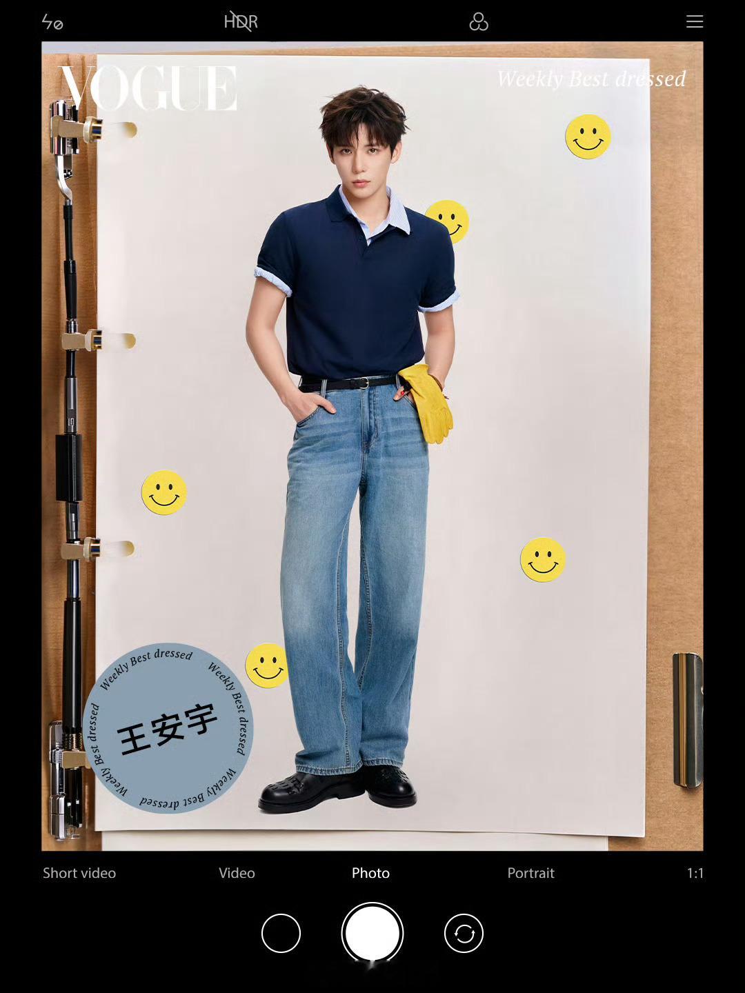 VOGUE一周最佳穿搭本周上榜男明星全是95🥜：王一博、蔡徐坤、敖瑞鹏、王安宇