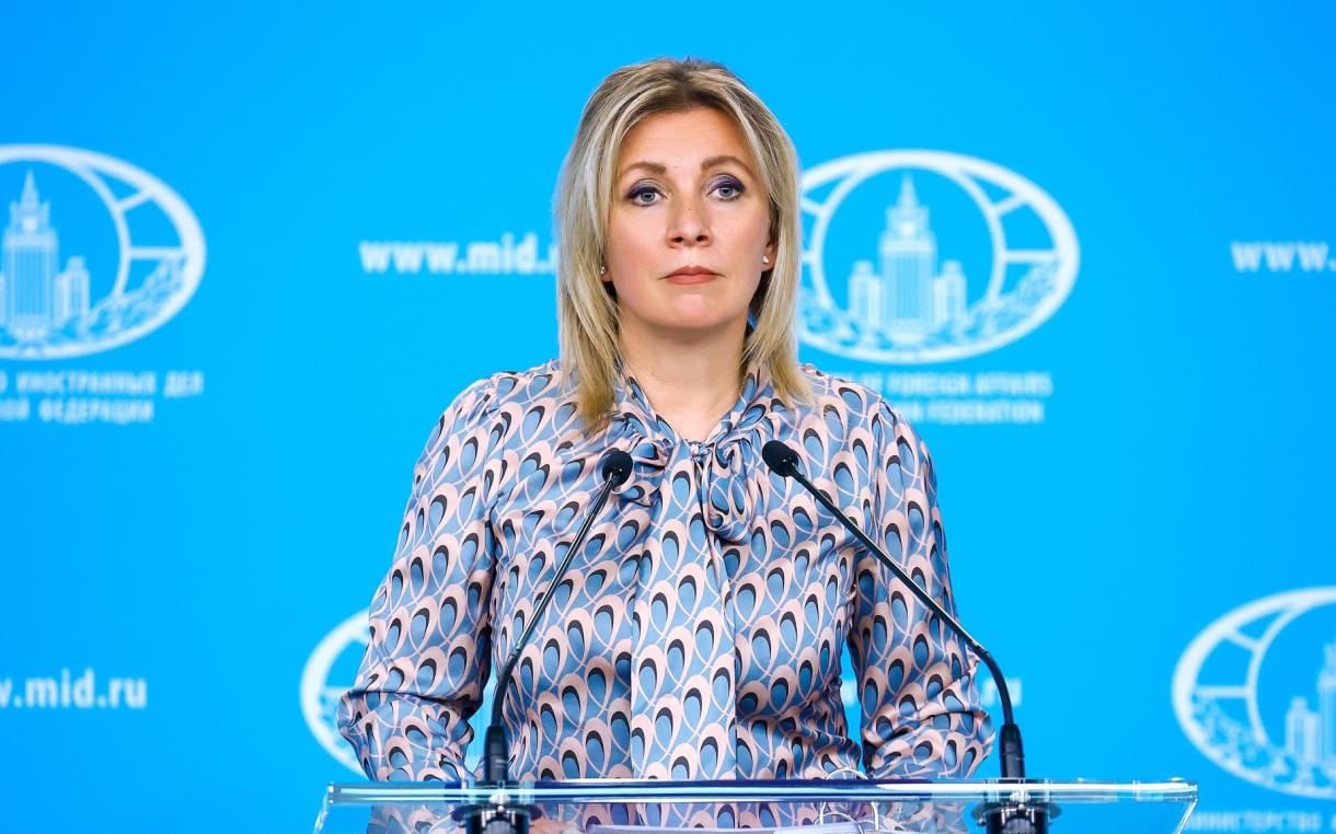 莫斯科4月4日消息俄罗斯外交部发言人扎哈罗娃在出席“容克”媒体论坛时公开表态，