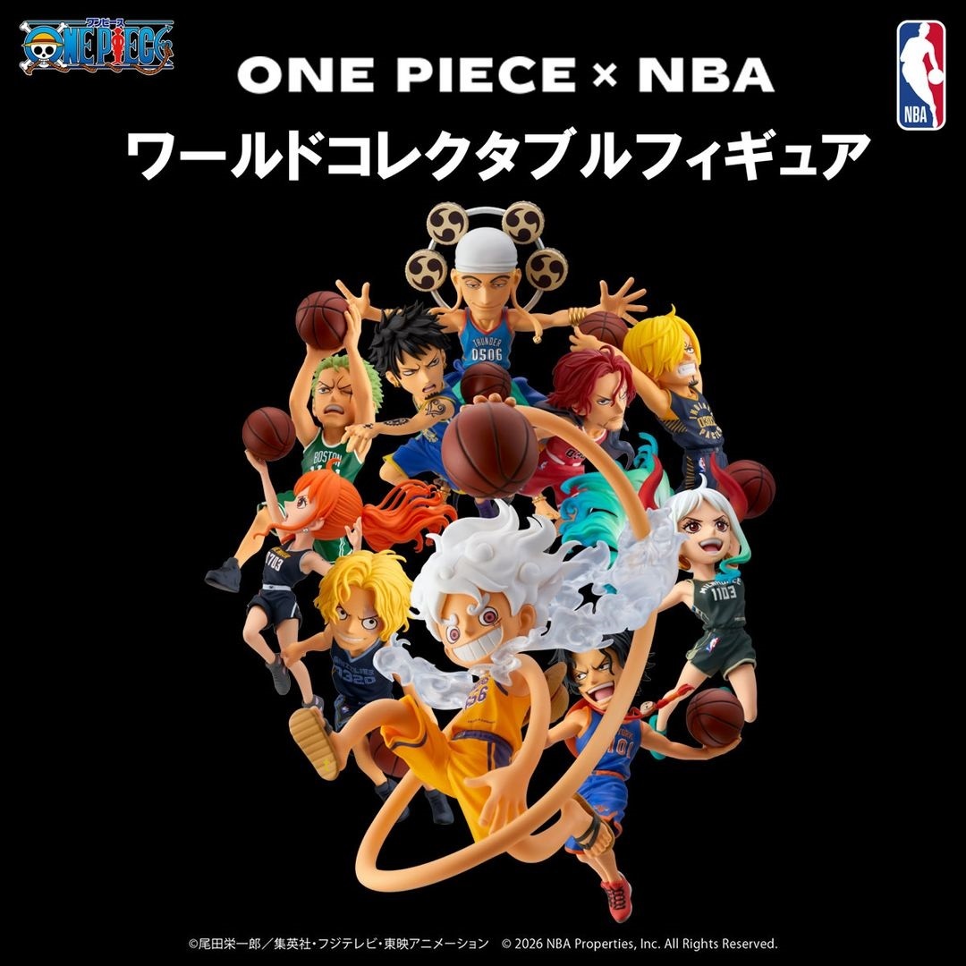 海贼王×NBAWorldCollectableFigure（WCF）手办