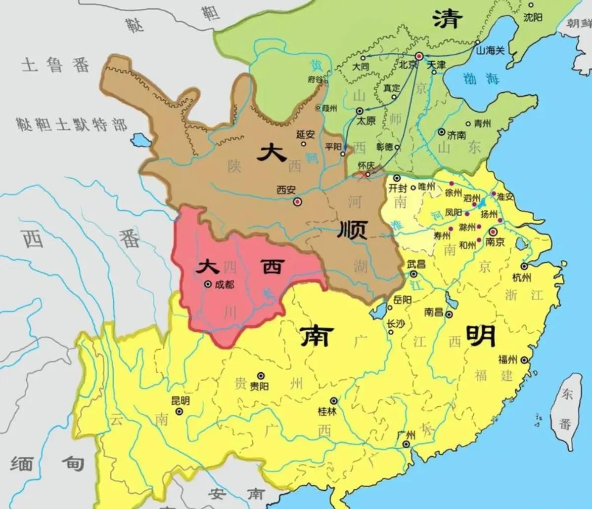 南明错过了很多机会，如果南明能抓住那些机会，说不定可以重拾旧山河。满清刚入关的