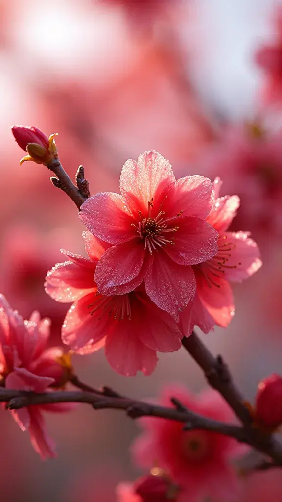 春日晨韵: 繁花与暖阳的邂逅