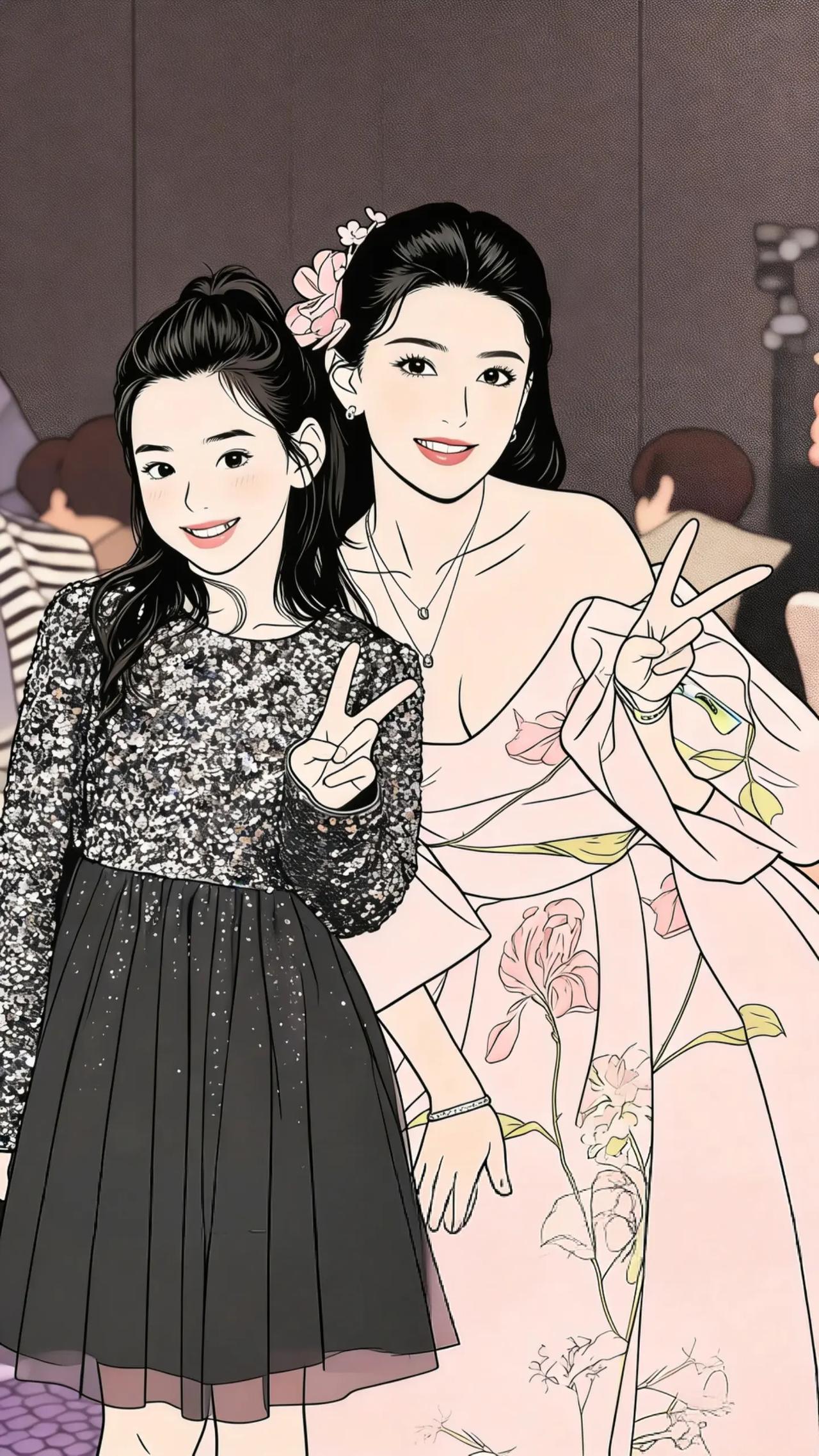 小酒窝与大佬们🈴影集。漫画上热搜