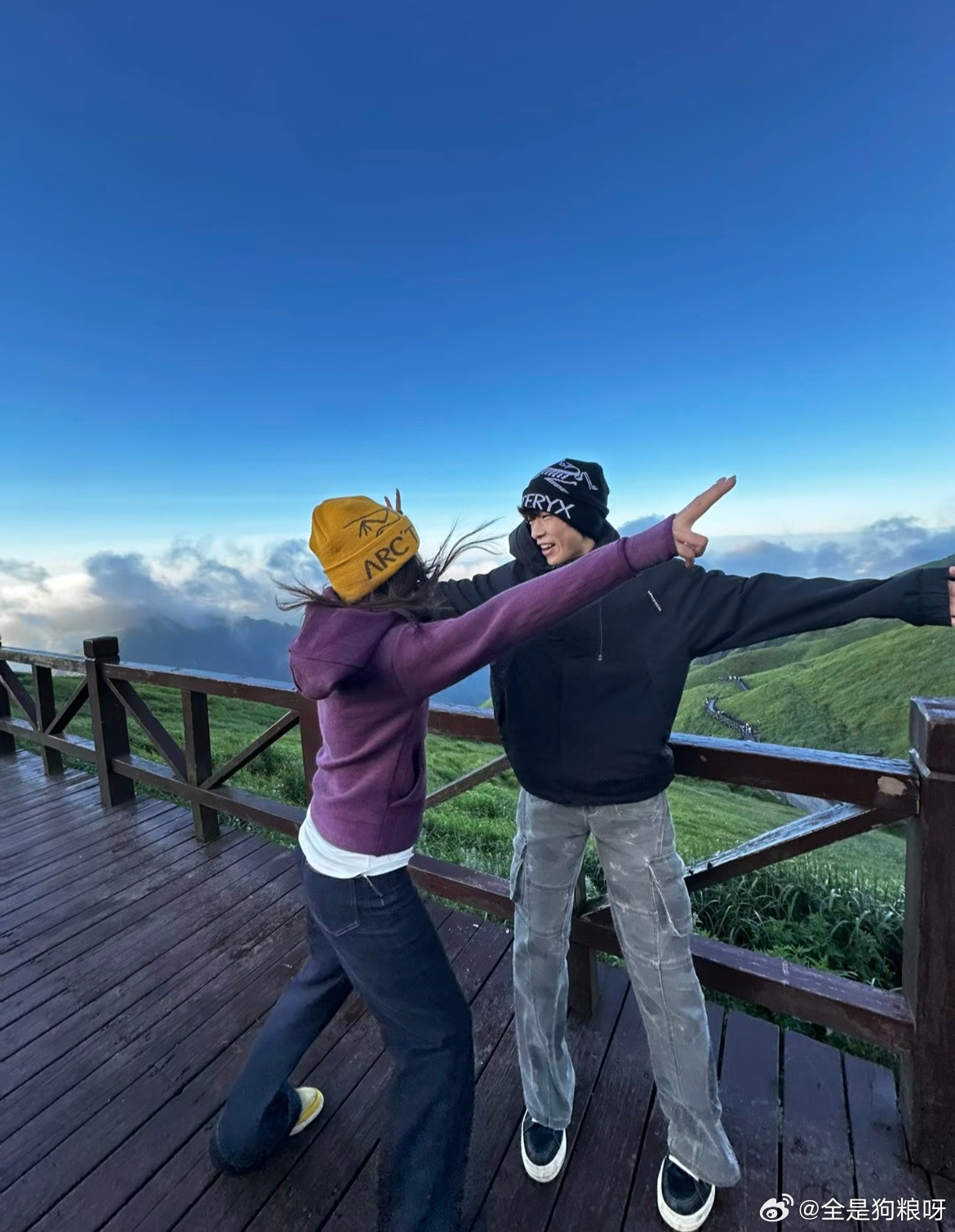 和最爱的女孩一起登顶武功山​​​