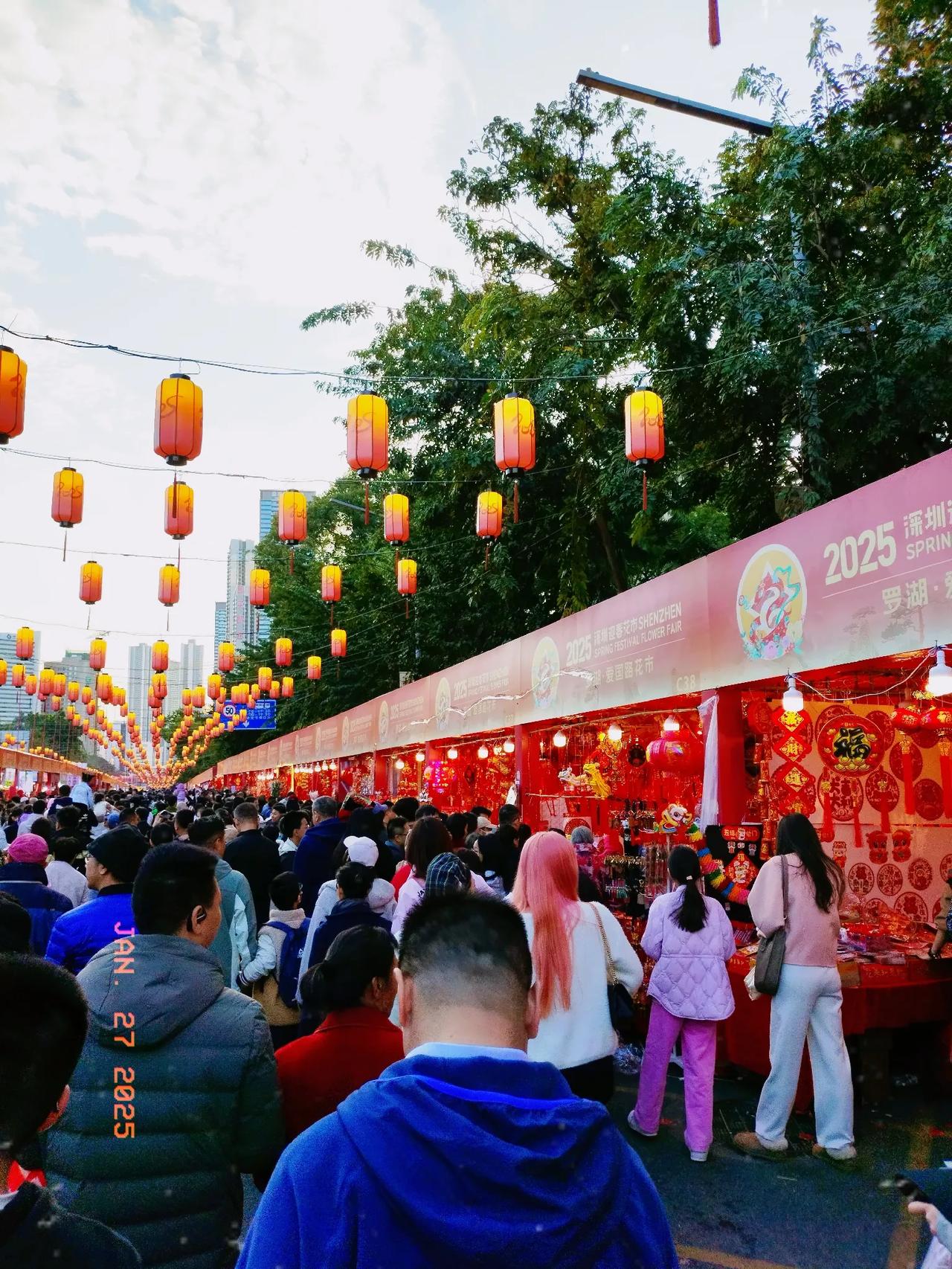 这才叫热闹，这才叫过节！作为一个移民城市，深圳竟然有这么热闹的花市。真没想到有这