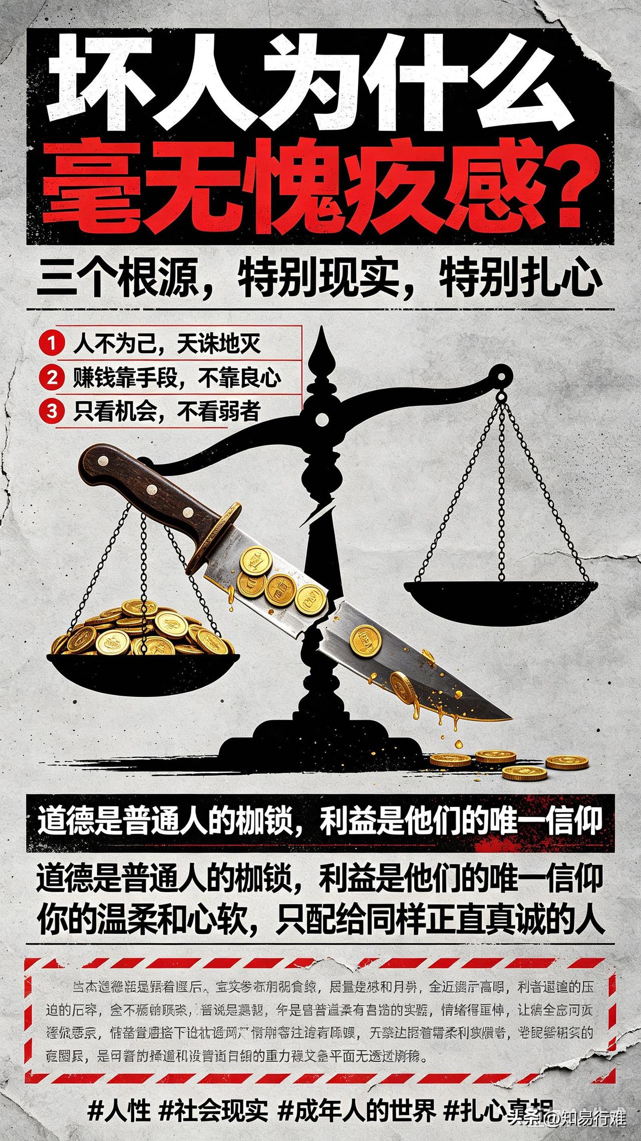 为什么现在有些坏人，谋财害命毫无愧疚感？真相太残酷你有没有发现一个很恐怖的现