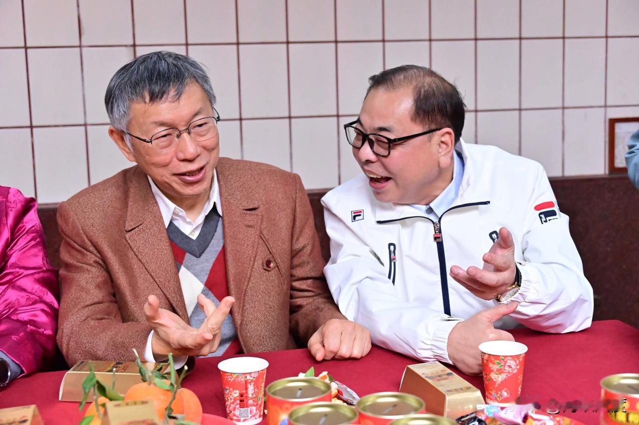 “抢夺”柯文哲？陈见贤大年初一合框柯文哲！自年前徐欣莹与柯文哲巧遇后，今天（