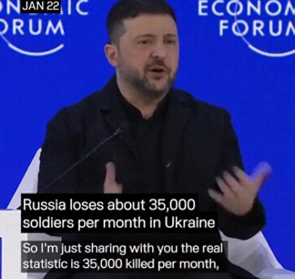 泽连斯基：一个月击毙35000俄军！为啥却被乌军战报打脸？乌克兰总统泽连斯基