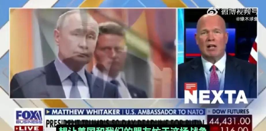 俄罗斯是东大的“战争代理人”!近日，美国驻北约大使马修·惠特克为了煽动反华抗中