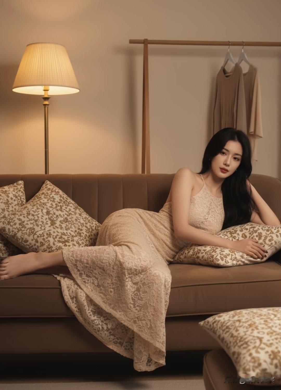 满满的居家氛围感，闲适的居家少妇系列