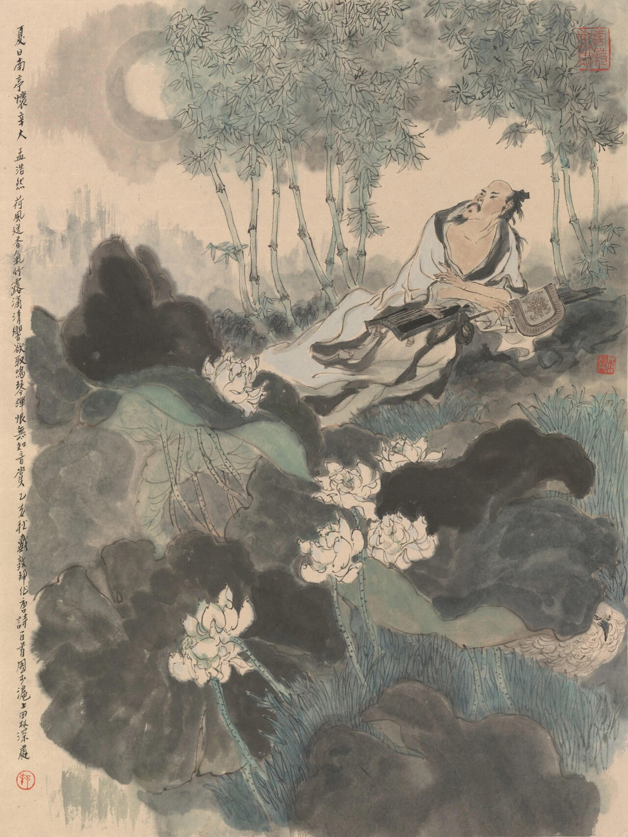 【戴敦邦画里的“唐诗宋词”】-诗是无形画，画是有形诗。遇见艺术新城事