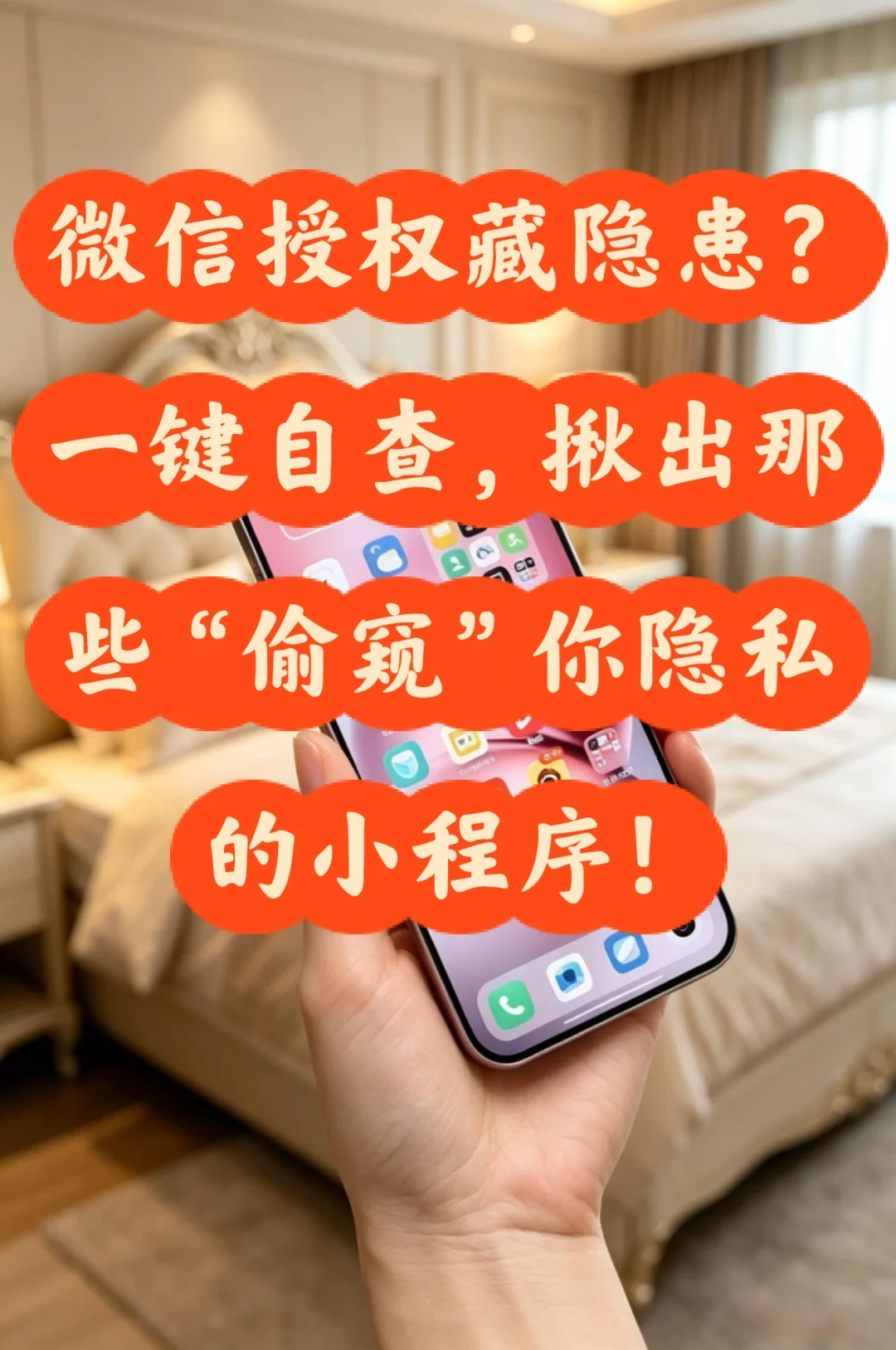 微信授权藏隐患？一键自查，揪出那些“偷窥”你隐私的小程序！ 	 在这个...