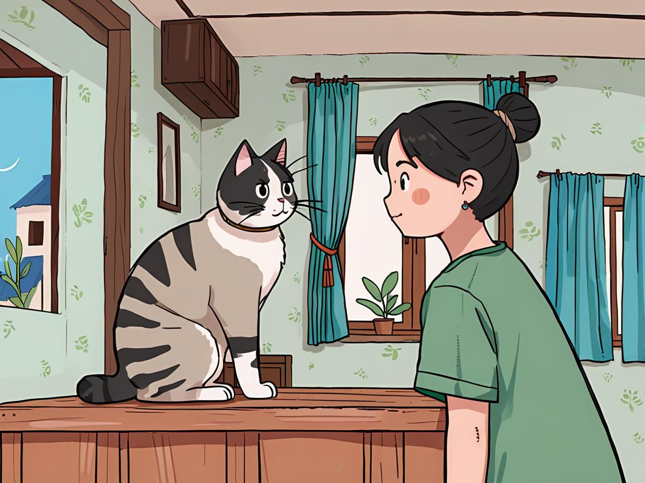 猫出现下面6个特征，说明你把它养得超棒！1.食欲稳定每天按时按点吃饭，不拒