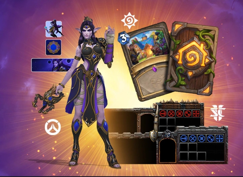 炉石传说为了庆祝魔兽世界即将到来的新内容，炉石等暴雪全家桶都将有联动，其中炉石