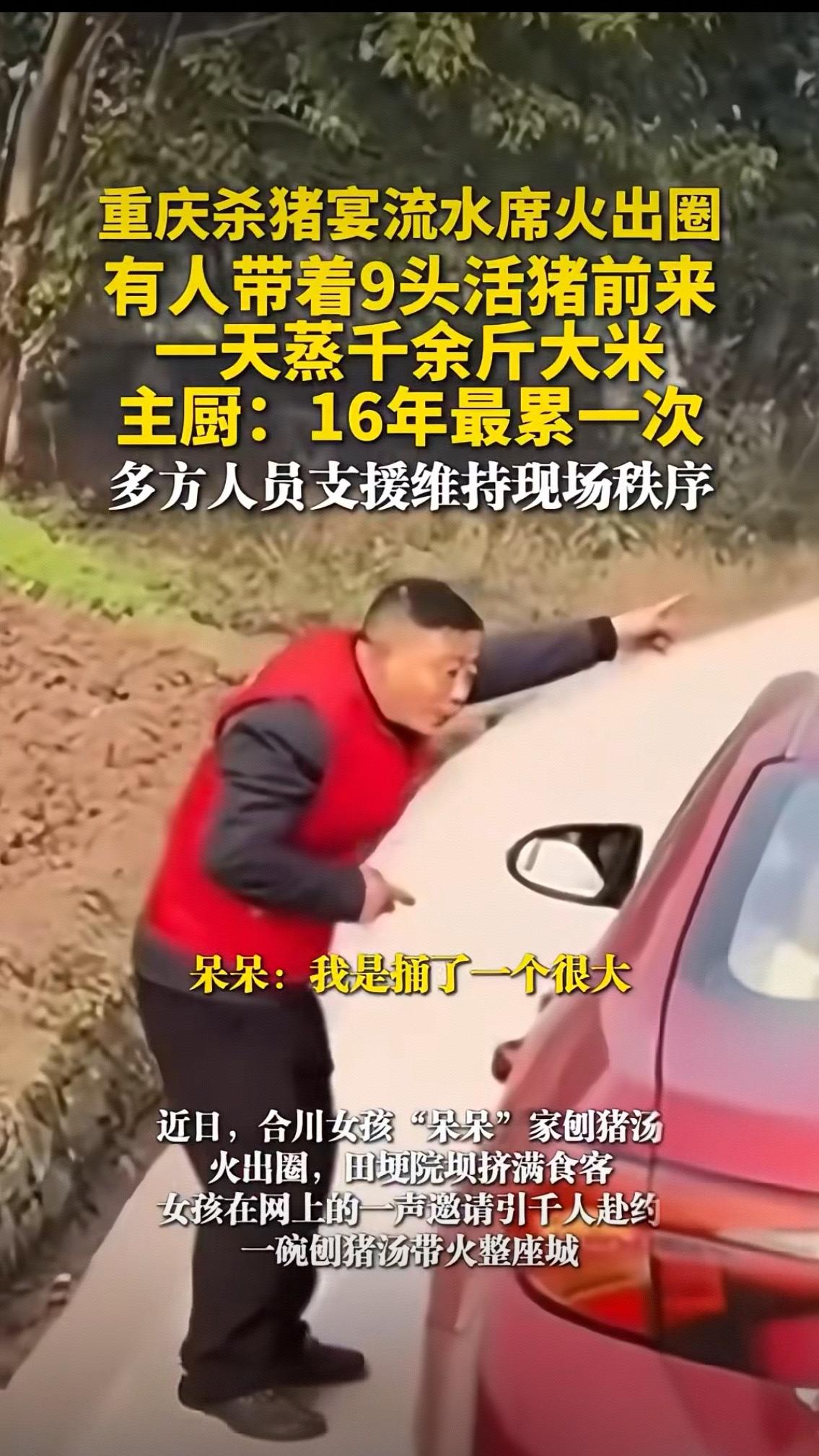 这场意外爆红的乡土盛宴，远比想象中更戳人心底最软的地方。谁能想到，重庆姑娘呆呆一