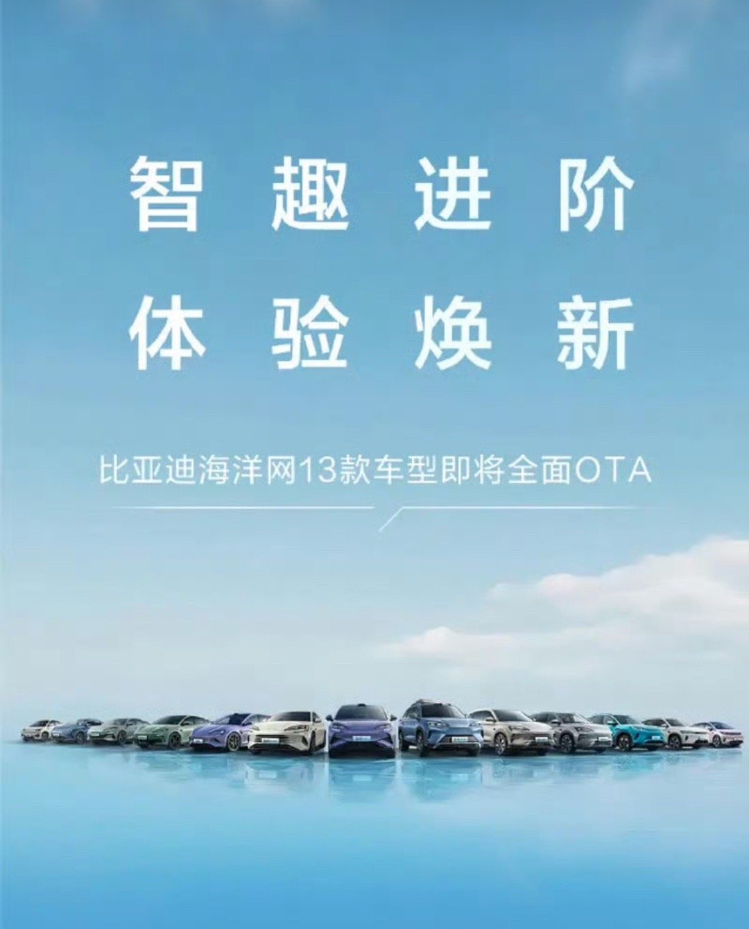 【比亚迪张卓：海洋网13款车型迎OTA超10项新增功能/体验优化】7月14日，