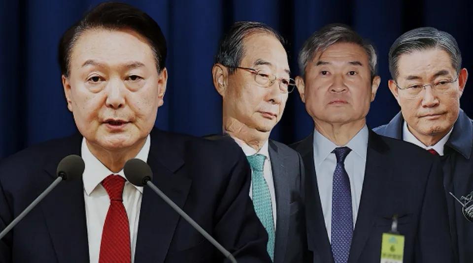 尹锡悦承认：宣布戒严的电视讲话结束后，他分别接见了三位国务委员。具体先后顺序