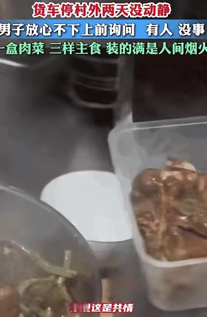 河北一男子偶然发现，村外停了一辆货车，已经2天没动静了，车窗也拉扯帘子，他怕出事