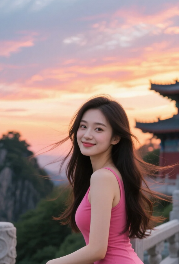 不是所有黄昏都值得停留，但她值得