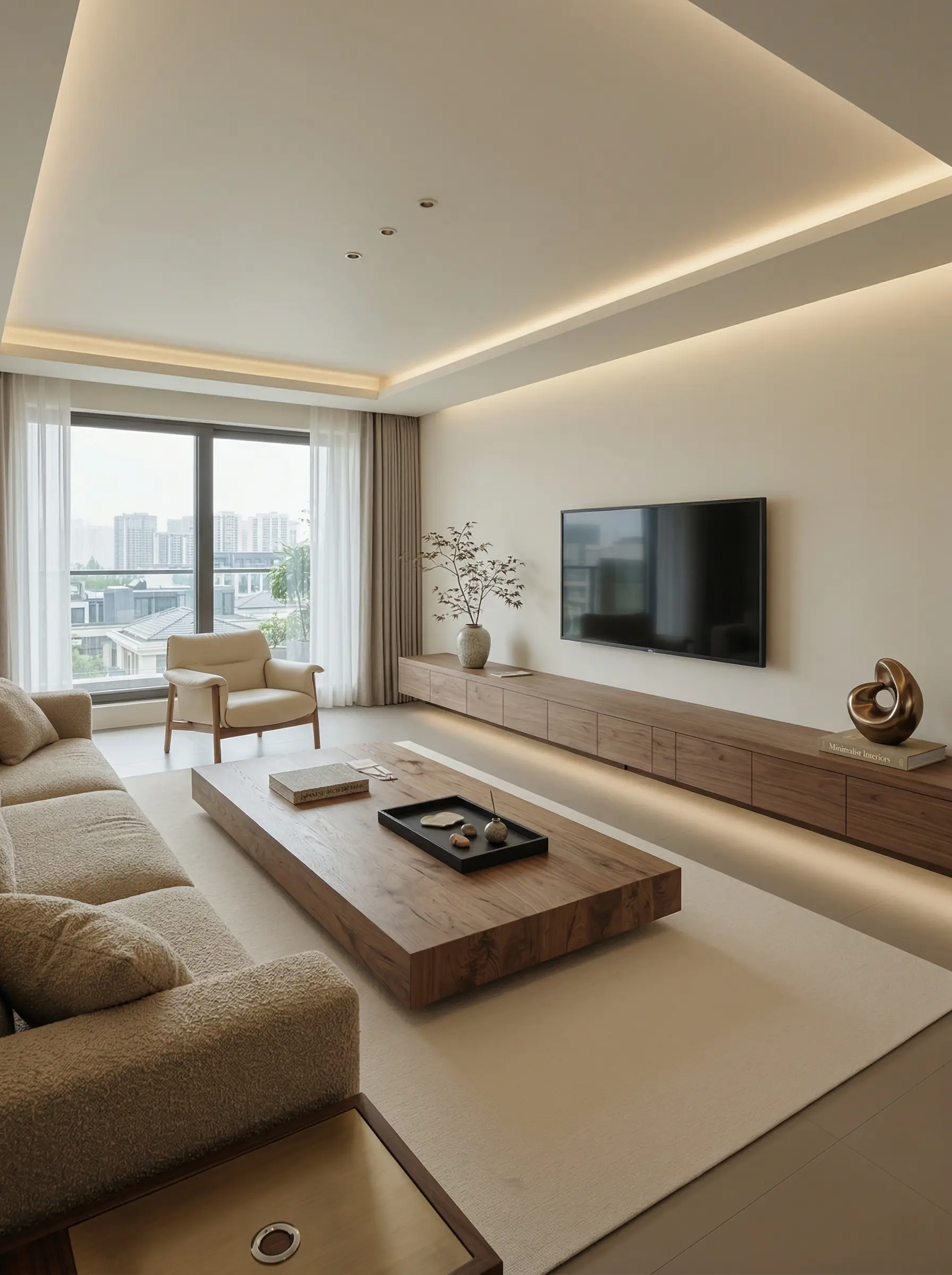 成都145㎡极简中古风，⚫️⚪️🟤配色法真的绝了❣️