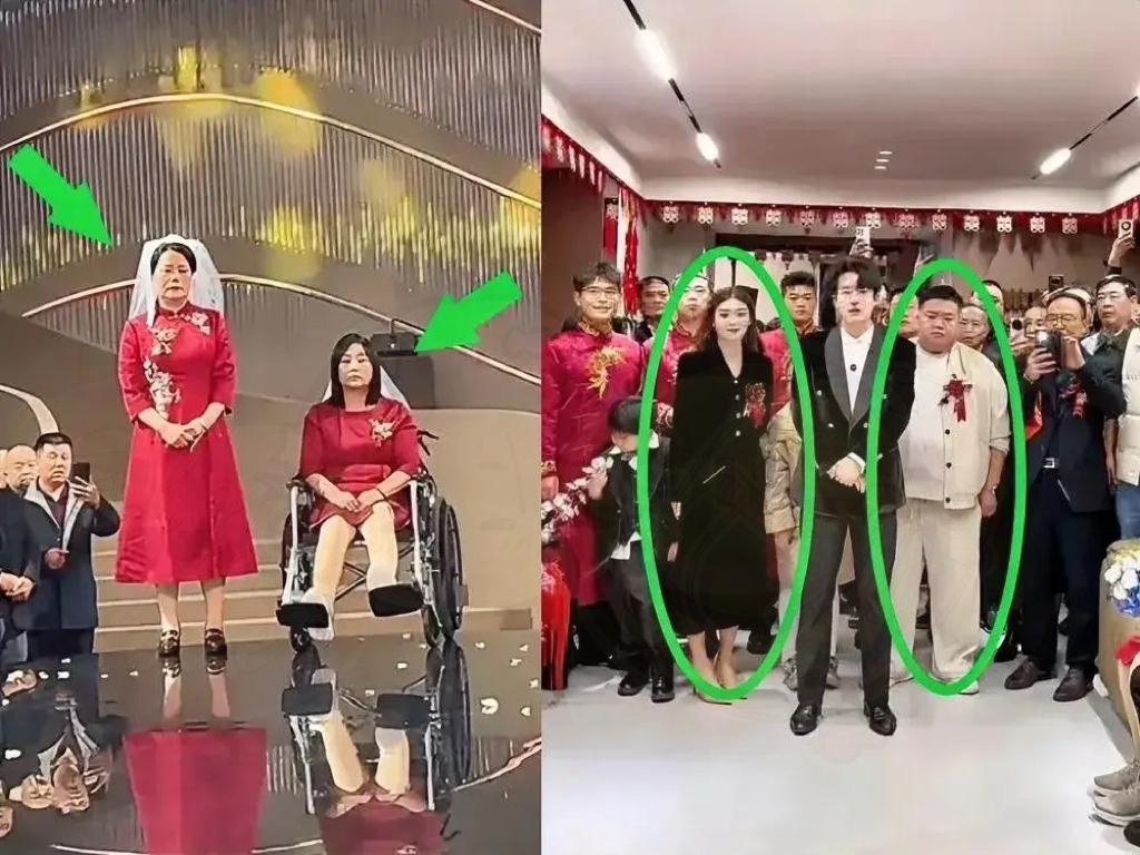 发现没有？解清帅的婚礼不太“对劲”，首先，不懂为什么丈母娘和婆婆都是戴着白