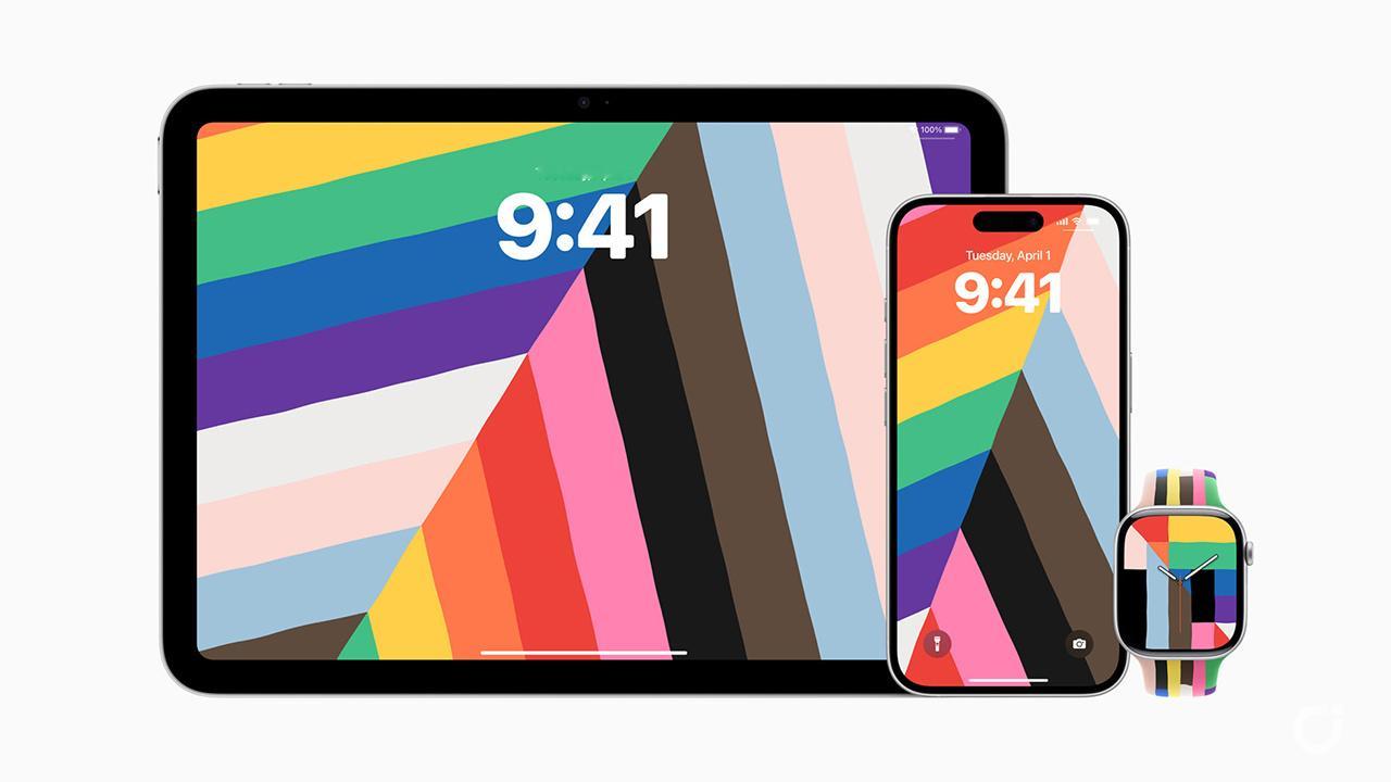 没升级iOS18.5RC版本的有福了～彩虹壁纸安排上了，不过它不会动，也没有