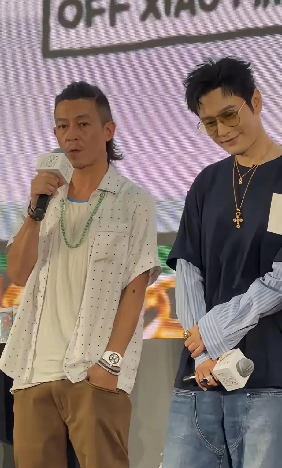陈冠希才45岁怎么老成这样了？看到他和48岁的黄晓明同框，45岁