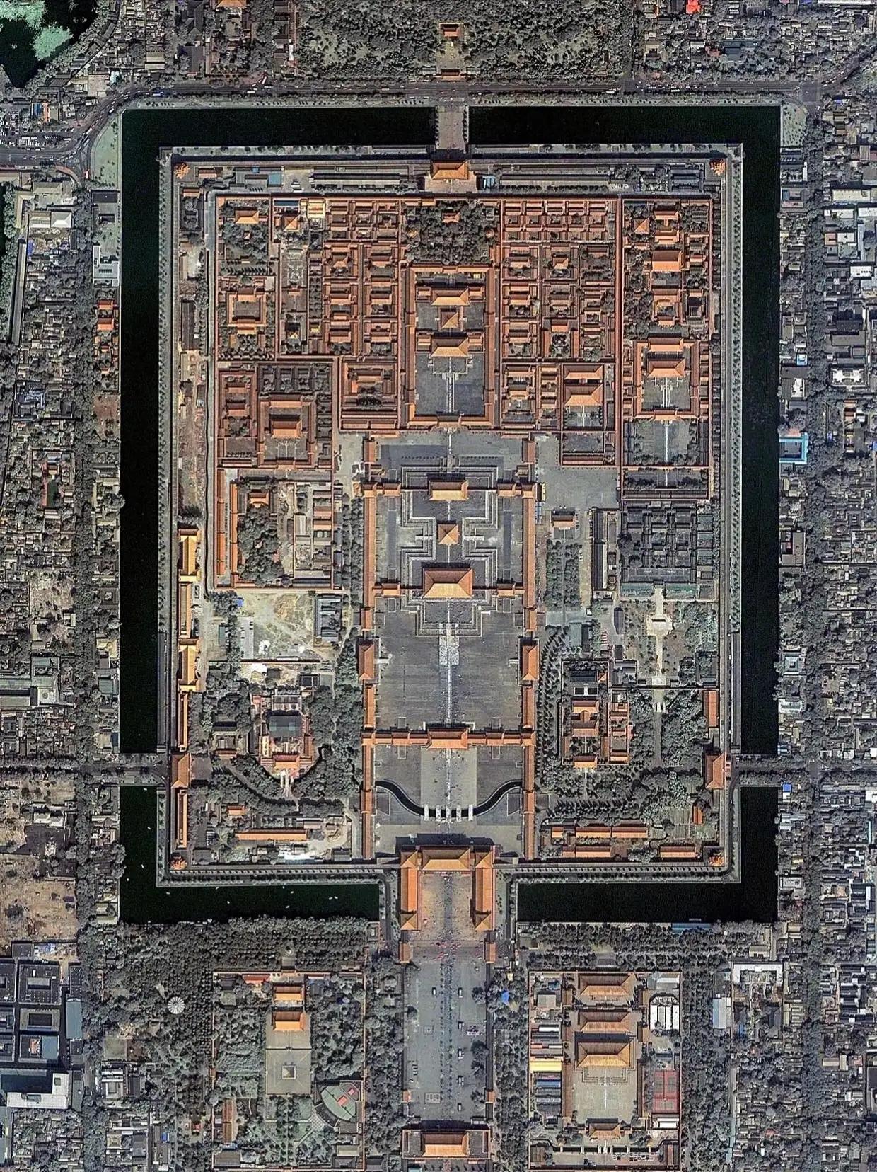 紫禁城地基就是cpu线路图[捂脸哭]原来永乐大典的芯片秘密藏在了紫禁城[捂脸哭]