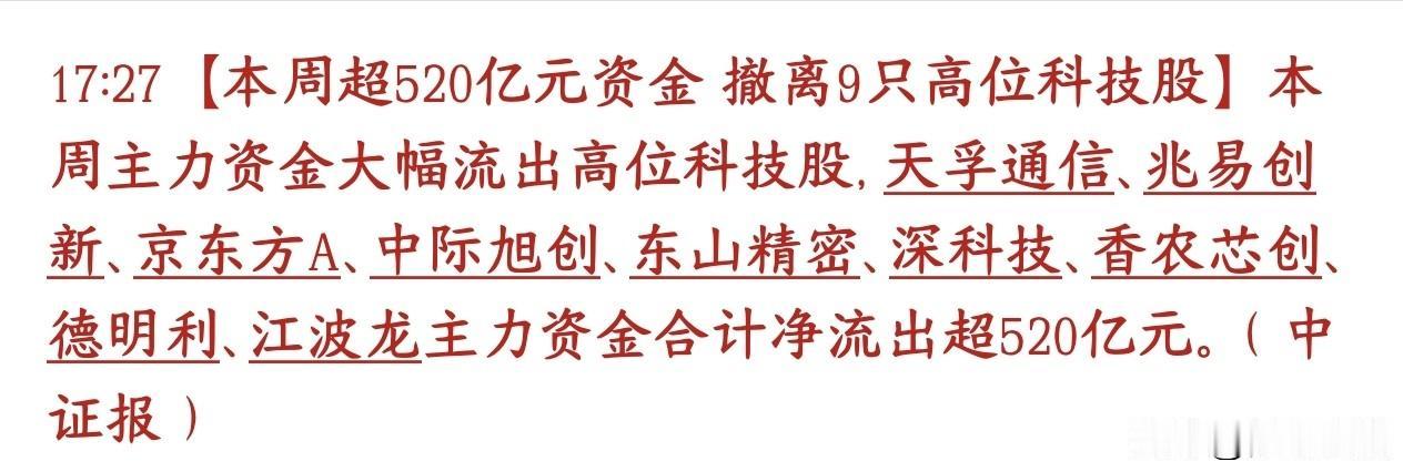 超级利空，数据不会说谎，涉及光通信和半导体龙头统计周期是上周5个交易日（6.2