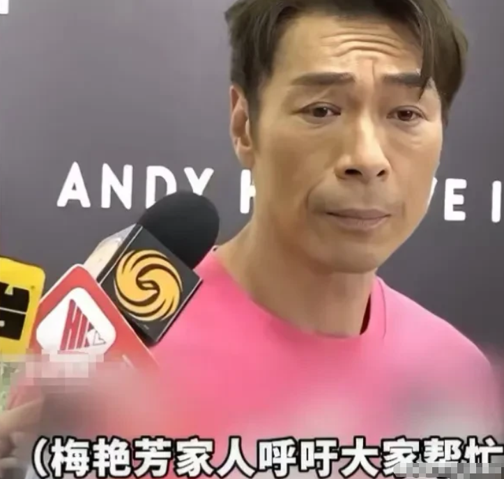 记者问道许志安：“梅艳芳家人呼吁大家帮忙寻找梅艳芳的骨灰你会帮忙寻找呼吁吗？”许志安压抑着怒火说：“