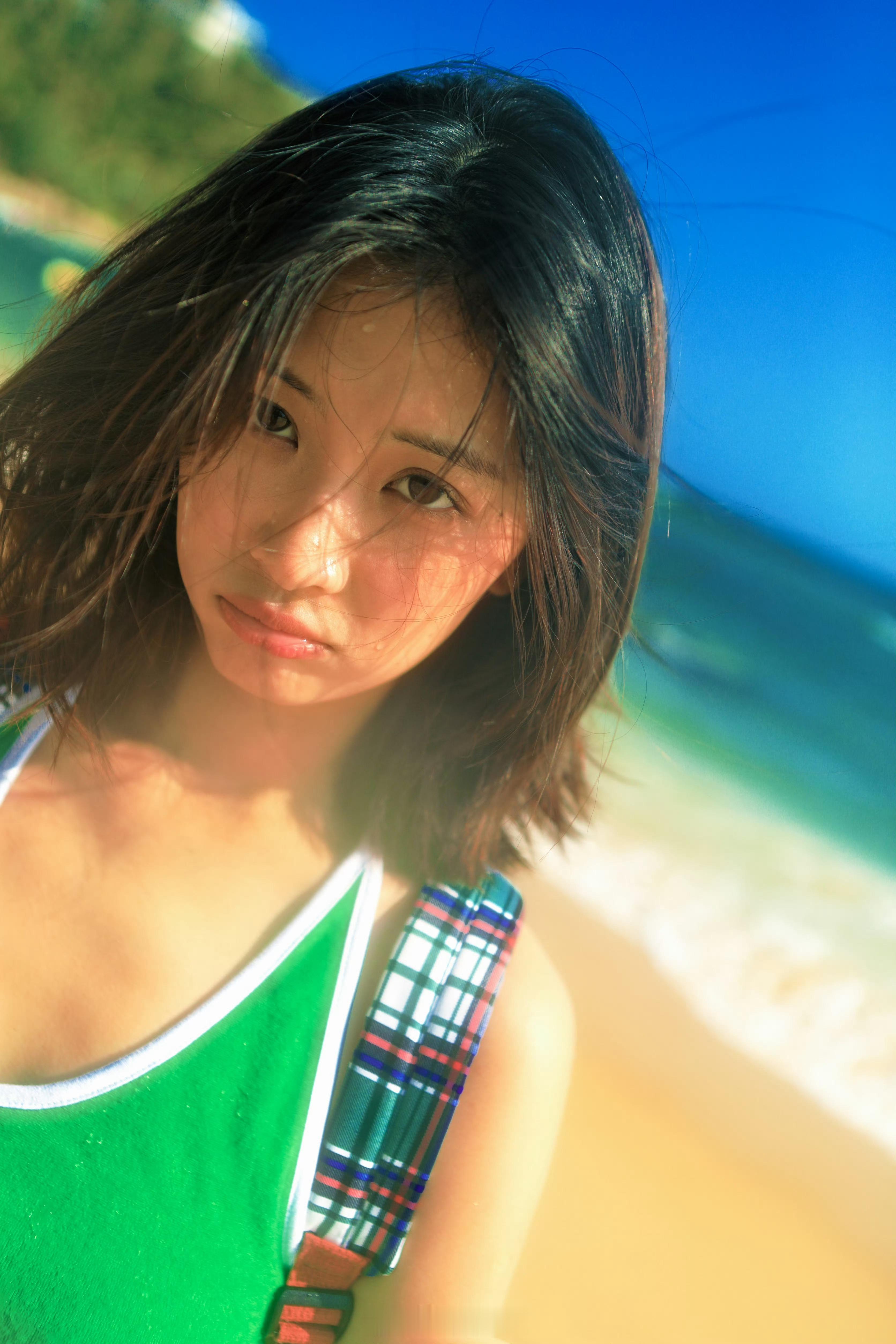 王若溪海滩排球写真🌊💚​​​