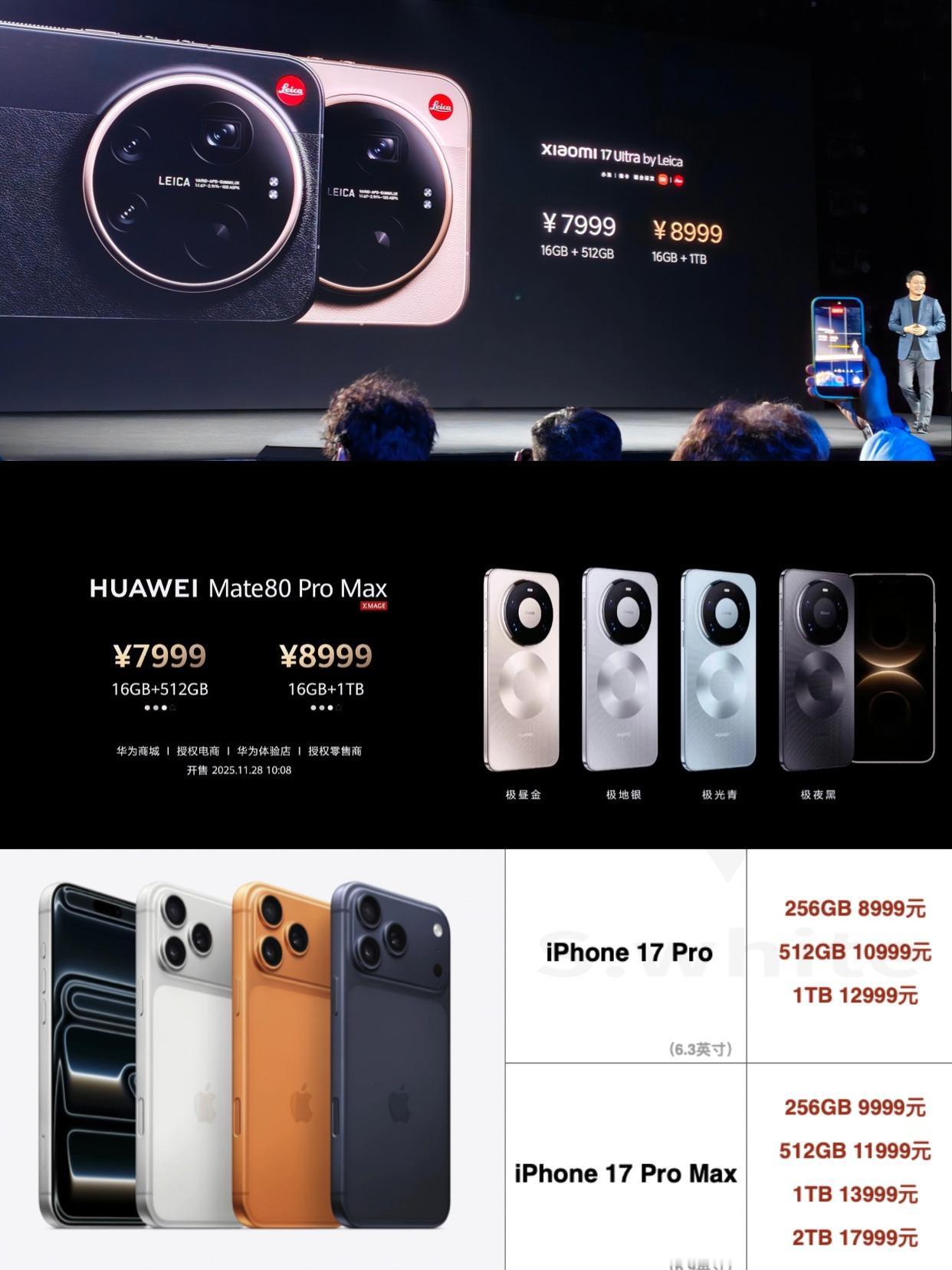 对标华为、苹果！你会花八九千买小米吗？我突然发现，小米17ultra徕卡版的